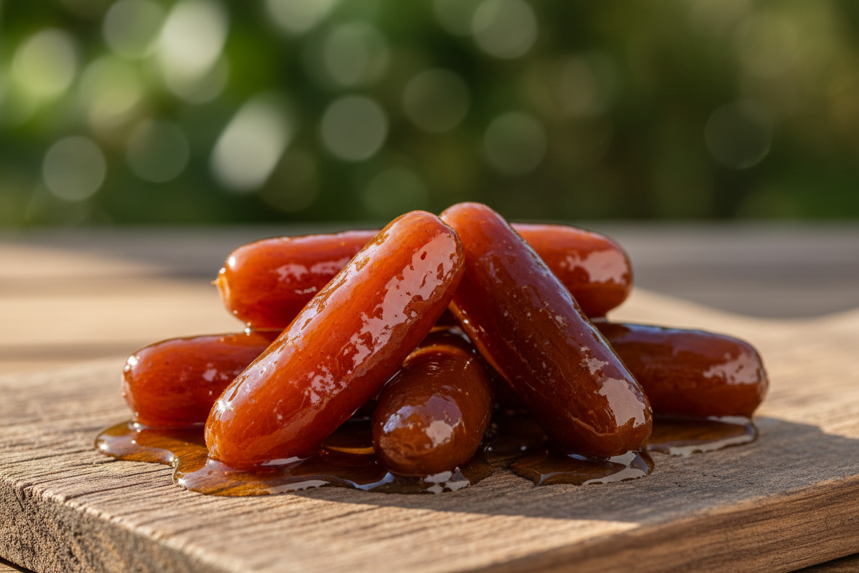 Candied Finger Limes in Syrup