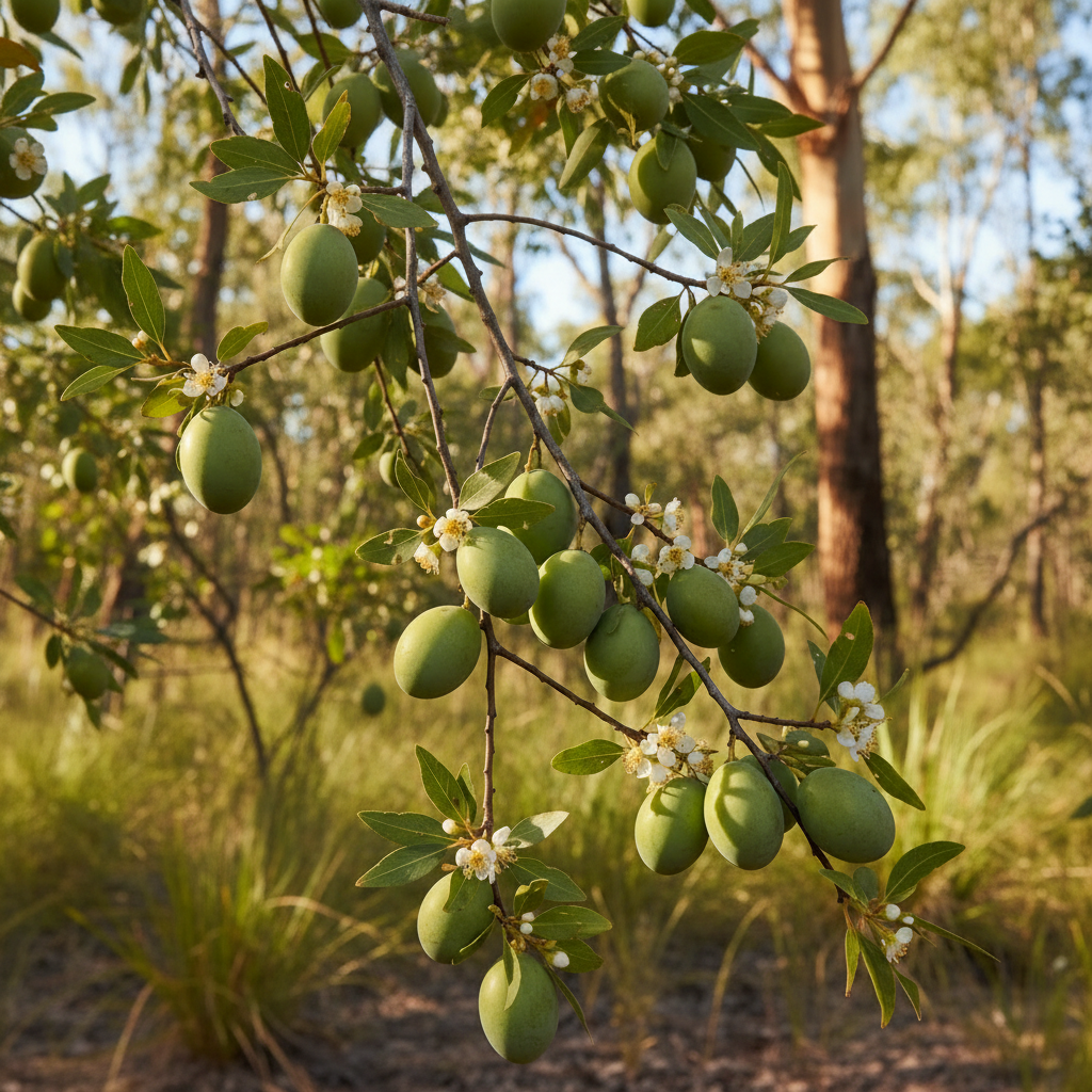 Kakadu Plum in Nature - Realistic