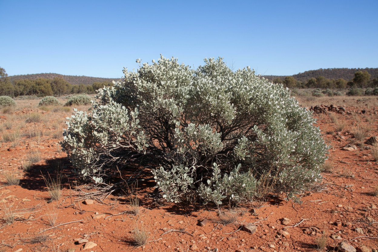 Wild Old Man Saltbush Growing